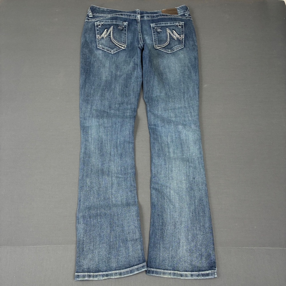 Y2K Maurices Mid Rise Medium Wash Bootcut Jeans Size 31x31